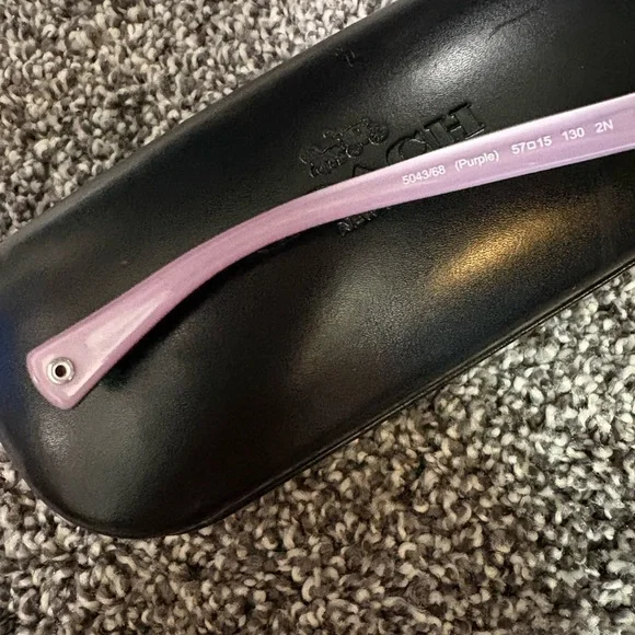 Coach Women's Sunglasses in Rich Purple - Picture 10 of 11